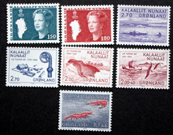 GREENLAND 1982 Year  MNH(**)  ( Lot Ks  1070) - Komplette Jahrgänge