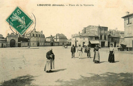 Libourne * 1908 * Place De La Verrerie * Automobiles Garage Central - Libourne