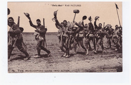 THE WORCESTERS GOING INTO ACTION- Daily Mail War (carte Photo Animée) - Autres