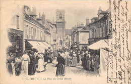 58-CLAMECY-LA PLACE DU GRAND MARCHE - Clamecy