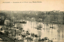 Poitiers * Quartier Monte Christo * Inondations Du 16 Février 1904 * Crue - Poitiers