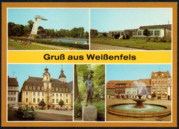 F3629 - TOP Weißenfels Freibad Gaststätte Kosmos Rathaus - Bild Und Heimat Reichenbach - Weissenfels