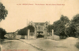 Gençay * La Villa LE PALATEAU * Rue De La Gare Et Chemin Brun - Gencay