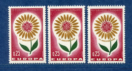 ⭐ France - Variété - YT N° 1430 - Couleurs - Pétouille - Neuf Sans Charnière - 1964 ⭐ - Unused Stamps