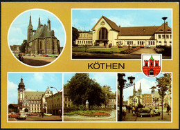 F3635 - TOP Köthen Bahnhof Rathaus - Bild Und Heimat Reichenbach - Koethen (Anhalt)