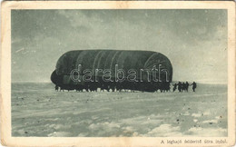 T2/T3 1917 A Léghajó Felderítő útra Indul. Az Érdekes Újság Kiadása / WWI Austro-Hungarian K.u.K. Military, Observation  - Sin Clasificación