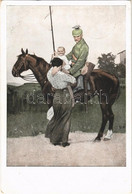 T2/T3 1916 Kriegspostkarten Von B. Wennerberg Nr. 1. Abschied / WWI German Military Art Postcard (EK) - Sin Clasificación