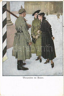 T2 1917 Vorposten Im Feuer. Wennerberg Karte Der Lustigen Blätter Serie VII. Nr. / WWI German Military Art Postcard (EK) - Sin Clasificación