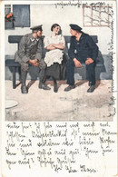 T2/T3 1918 Kriegspostkarten Von B. Wennerberg Nr. 16. Geplänkel / WWI German Military Art Postcard (EK) - Sin Clasificación