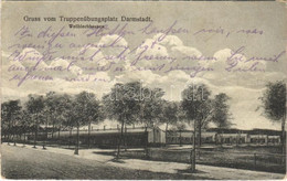 T2/T3 1918 Gruss Vom Truppenübungsplatz Darmstadt, Wellblechhausen / German Military Barracks (fl) - Sin Clasificación