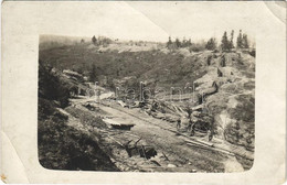 ** T2/T3 Első Világháborús Osztrák-magyar Katonai Vasútépítés / WWI K.u.k. Military Railway Construction. Photo (EK) - Sin Clasificación