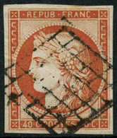 Oblit. N°5 40c Orange - TB - 1849-1850 Ceres