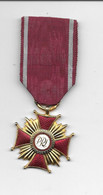 B/1           Militaria       Pologne       Médaille   PRL       Croix Du Mérite - 1939-45