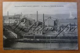 Neuves-Maisons D54 Pont Saint Vincent Les Usines.  Poste Militaire Français 1914 P.A. G.MAssot - Industrie