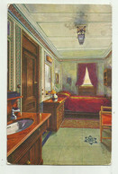 TRANSATLANTICO  AUGUSTUS -  THE CLASS DE LUXE - SINGLE BED ROOM 1930  VIAGGIATA   FP - Paquebots