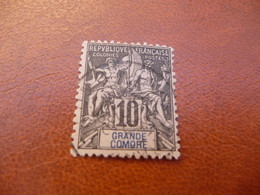 TIMBRE   GRANDE  COMORE  N   5     COTE  10,00  EUROS  OBLITERE - Used Stamps