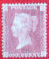 One Penny Queen Victoria (Mi 16) 1858 Ongebruikt MH ENGLAND GRANDE-BRETAGNE GB GREAT BRITAIN - Unused Stamps