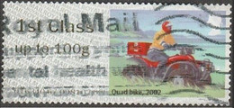 GROSBRITANNIEN GRANDE BRETAGNE GB 2018 POST&GO MAIL BY BIKE: QUAD BIKE 2002 Up To 100g SG FS218 MI AT150 YT D149 - Post & Go (distributeurs)