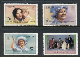 Belize 1985 Queen Mother 85th Birthday MUH - Belize (1973-...)