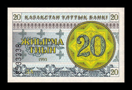 Kazajistan Kazakhstan 20 Tyin 1993 Pick 5a SC UNC - Kazakhstán