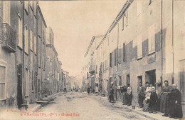 CPA 66 SALCES OU SALSES GRAND RUE - Salses