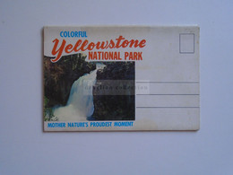 D183360   Old Postcard Booklet  Yellowstone National Park -Wyoming  - Leporello - Yellowstone