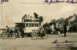 Pornichet * La Place Du Marché * L'auto Qui Remplace Le Trait D'union * Bus Autobus Autocar - Pornichet