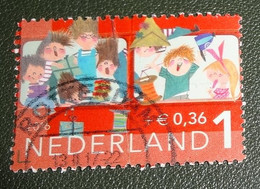 Nederland - NVPH - 3473 E - 2016 - Gebruikt - Cancelled - Kinderzegels - Kinderen - Taart - Lampion - Oblitérés