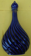Carafe De Cognac : Une Carafe  Prototype En Porcelaine Bleu De Four, Pour Les Cognac Otard - Spirits