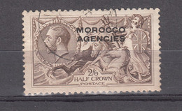 Morocco Agencies 1914-1931-2/6 Shilling,horses,nice Used(A4099) - Bureaux Au Maroc / Tanger (...-1958)