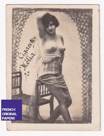 Cigarettes Mélia - Années 1925/30s - Photo Femme Sexy Pinup Lady Pin-up Woman Nue Nude Nu Seins Nus Lubrique A55-59 - Other Brands