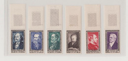 FRANCE 1952 Série Personnages Célèbres Neufs **Gomme Parfaite Bord De Feuille - Unused Stamps