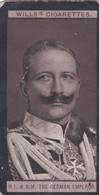 24 Kaiser Wilhelm II -  Portraits Of European Royalty - 1908 -  Wills Cigarette Card - Original  - Antique- RP - Other