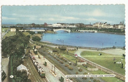 CPSM, R.U., Southport , Miniature Railway And Marine Lake , Ed. Color Gloss - Southport