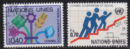 UNO Genf Geneva Genève [1981] MiNr 0097-98 ( O/used ) - Usados