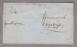 CH Heimat LU Rickenbach 1858-11-25 Langstempel Amtlich-Brief Nach Oberwyl BE - Lettres & Documents