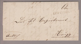 CH Heimat AG Effingen 1851-11-07 Langstempel Amtlich-Brief Nach Höngg - 1843-1852 Federale & Kantonnale Postzegels