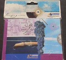 SL) ARGENTINA, BOUCLET, LANDSCAPES AND WINES, GRAPES, SKY. - Blocks & Sheetlets