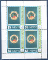 Timbre De Nevis, Jeux Olympique D'hiver De Turin, 4 Tp De 2006  MI N° 2155 MNH ** En Mini Feuillet à 50 % De La Cote - Invierno 2006: Turín