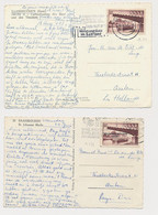 Two Postcards Saar Saarbrucken 1955 - The Netherlands - Andere & Zonder Classificatie