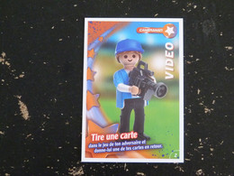 CARTE CARREFOUR PLAYMOBIL N° 02 - VIDEO CAMERAMAN - Altri & Non Classificati