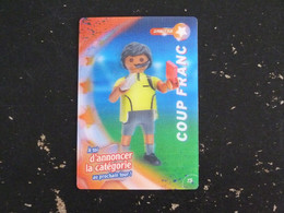 CARTE CARREFOUR PLAYMOBIL N° 15 - ARBITRE COUP FRANC - Autres & Non Classés