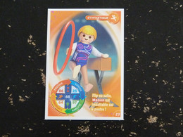 CARTE CARREFOUR PLAYMOBIL N° 23 - GYMNASTIQUE POUTRE GRS - Autres & Non Classés