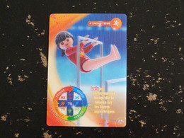 CARTE CARREFOUR PLAYMOBIL N° 25 - GYMNASTIQUE BARRES ASYMETRIQUES - Autres & Non Classés