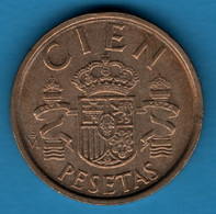 ESPANA 100 PESETAS 1989 KM# 826 JUAN CARLOS I - 100 Peseta