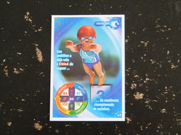 CARTE CARREFOUR PLAYMOBIL N° 40 - NATATION - Autres & Non Classés