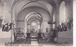 HARSIN CHAVANNE L'intérieur De L'église Carte Postale Non Circulée état Impeccable, Dos Divisé - Nassogne