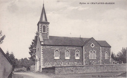 HARSIN CHAVANNE L'église Vue Extérieure Carte Postale Non Circulée état Impeccable Dos Divisé éditeur BURNONVILLE-QUINET - Nassogne