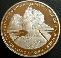 Gibilterra - 1 Crown 1980 - 80th Birthday Of Queen Mother - KM# 11a - Gibraltar