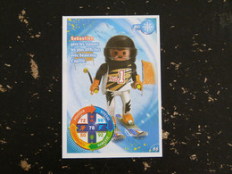 CARTE CARREFOUR PLAYMOBIL N° 86 - SKI SLALOM - Autres & Non Classés